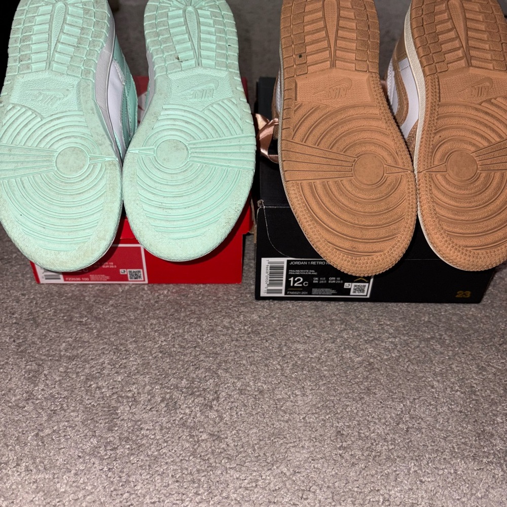 Kids Nike Dunks and Jordan 1’s High